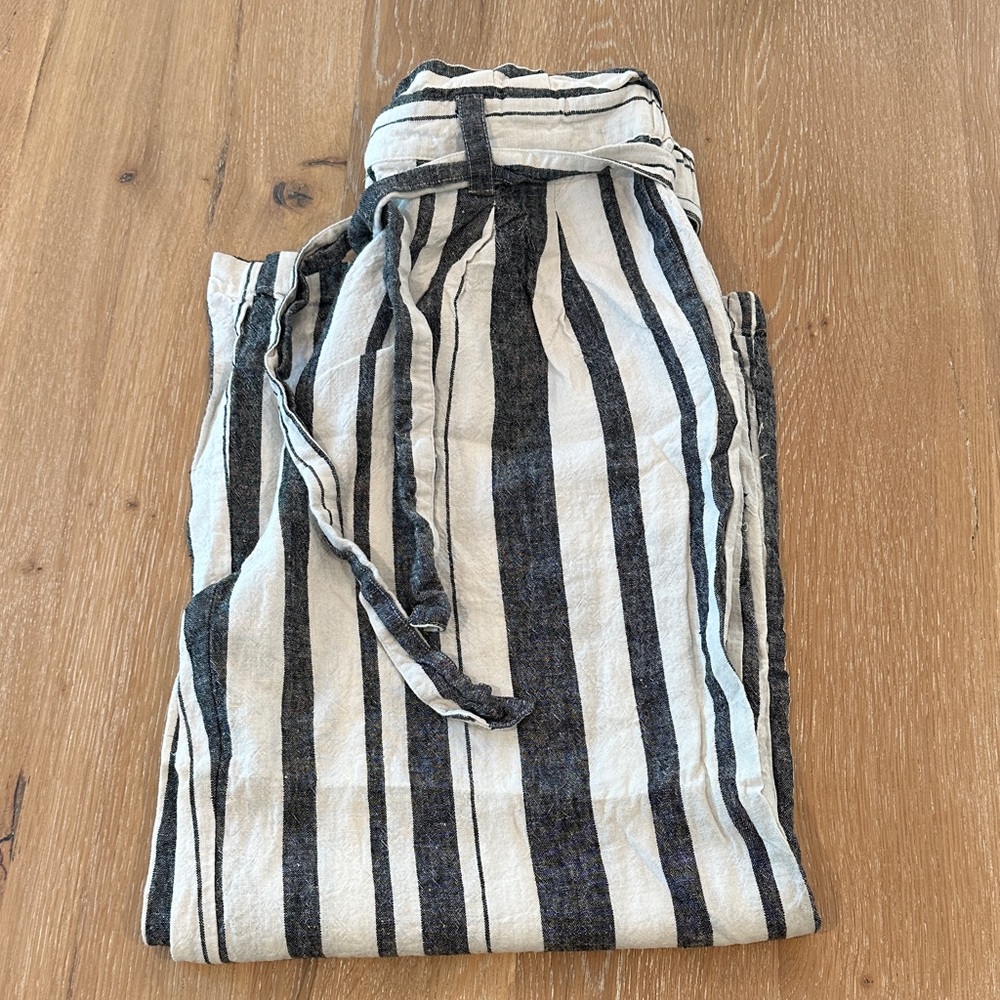 Striped Wide Leg Pants